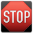 Utilities Stop Sign Icon 48x48 png