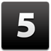 Misc Numbers 5 Icon 72x72 png