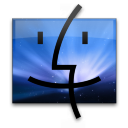 Leo Finder Blue Icon 128x128 png