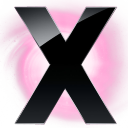 X Circle Pink Icon