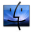 Leo Finder Blue Icon 32x32 png