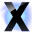X Circle Blue Icon 32x32 png