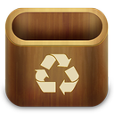 Empty Recycle Bin Icon 128x128 png
