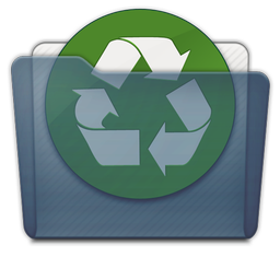 Graphite Folder Recycle Icon 256x256 png