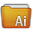 Folder Adobe AI Icon 32x32 png