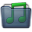 Graphite Folder Music Icon 32x32 png