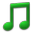 Toolbar Music Icon 32x32 png
