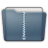 Graphite Folder Zip Icon