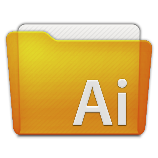 Folder Adobe AI Icon 512x512 png
