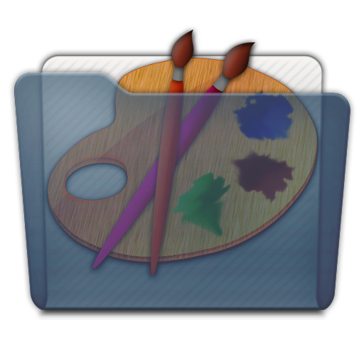 Graphite Folder Art Icon 512x512 png