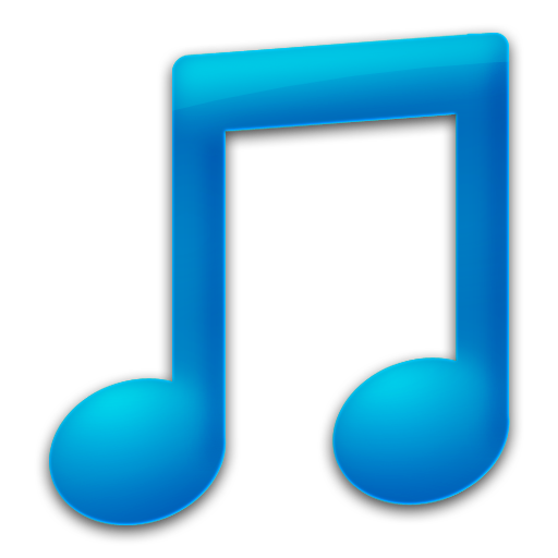 Toolbar Music Blue Icon 512x512 png