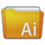 Folder Adobe AI Icon 64x64 png