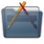 Graphite Folder Apps Icon 64x64 png