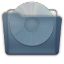 Graphite Folder CD Icon 64x64 png