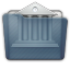 Graphite Folder Library Icon 64x64 png