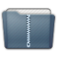 Graphite Folder Zip Icon 64x64 png