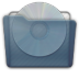Graphite Folder CD Icon 72x72 png