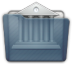 Graphite Folder Library Icon 72x72 png