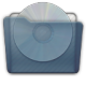 Graphite Folder CD Icon 80x80 png