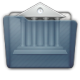 Graphite Folder Library Icon 80x80 png