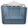 Graphite Folder Library Icon 96x96 png