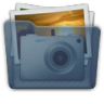 Graphite Folder Pictures Alt 2 Icon 96x96 png