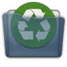 Graphite Folder Recycle Icon 96x96 png