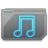 Folder Music Blue Icon 48x48 png