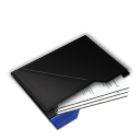 Folder My Documents Inside Blue Icon