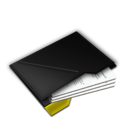 Folder My Documents Inside Yellow Icon 256x256 png