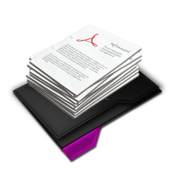 Folder My Documents Purple Icon 256x256 png