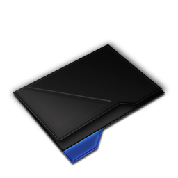 Empty Folder Blue Icon 256x256 png