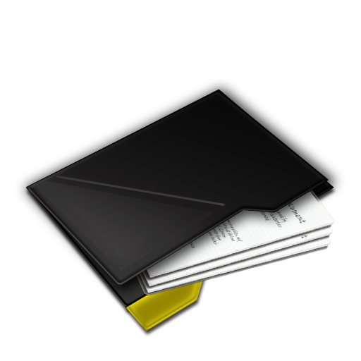 Folder My Documents Inside Yellow Icon 512x512 png