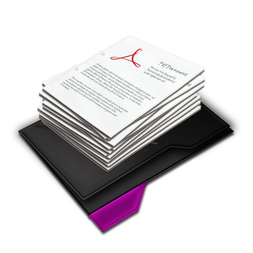 Folder My Documents Purple Icon 512x512 png