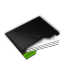 Folder My Documents Inside Green Icon 64x64 png