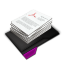 Folder My Documents Purple Icon 64x64 png