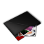 Folder My Pictures Inside Red Icon 64x64 png
