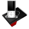 Folder My Music Mp3 Red Icon 96x96 png