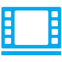 Folder Videos Library Icon - Windows 8 Metro Invert Icons - SoftIcons.com