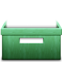 Wooden Stack Green Icon - Wooden Dock Icons - SoftIcons.com