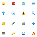 12x12 Free Toolbar Icons