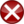 Warning Cancel Red Icon 24x24 png