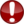 Warning Round Red Icon 24x24 png