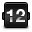 Flipclock Icon 32x32 png