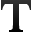 Text Letter T Icon 32x32 png