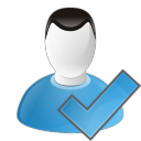 Check User Icon 128x128 png