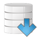 Move Database Down Icon 128x128 png