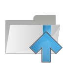 Move Folder Up Icon