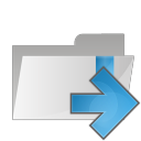 Move Folder Right Icon