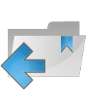 Move Folder Left Icon 128x128 png
